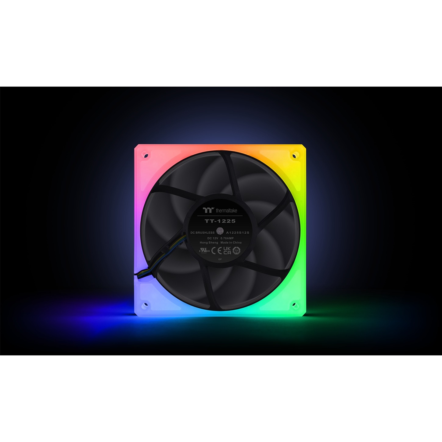 Thermaltake TOUGHFAN 12 RGB High Static Pressure Radiator Fan 120x120x25, Gehäuselüfter 3er Pack, 120 mm
