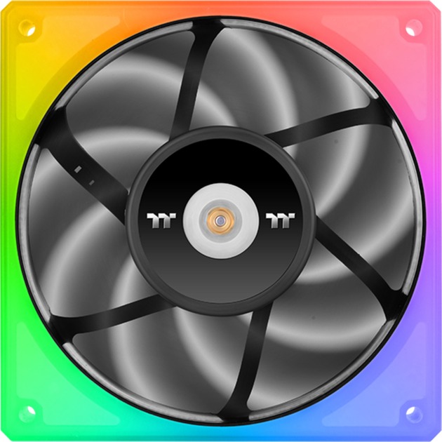 Thermaltake TOUGHFAN 12 RGB High Static Pressure Radiator Fan 120x120x25, Gehäuselüfter 3er Pack, 120 mm