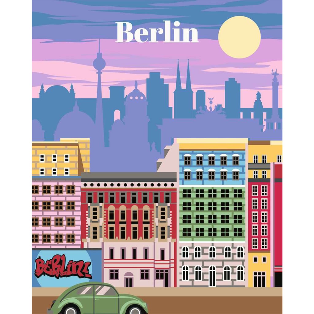 Ravensburger CreArt - Farbenfrohes Berlin, Malen