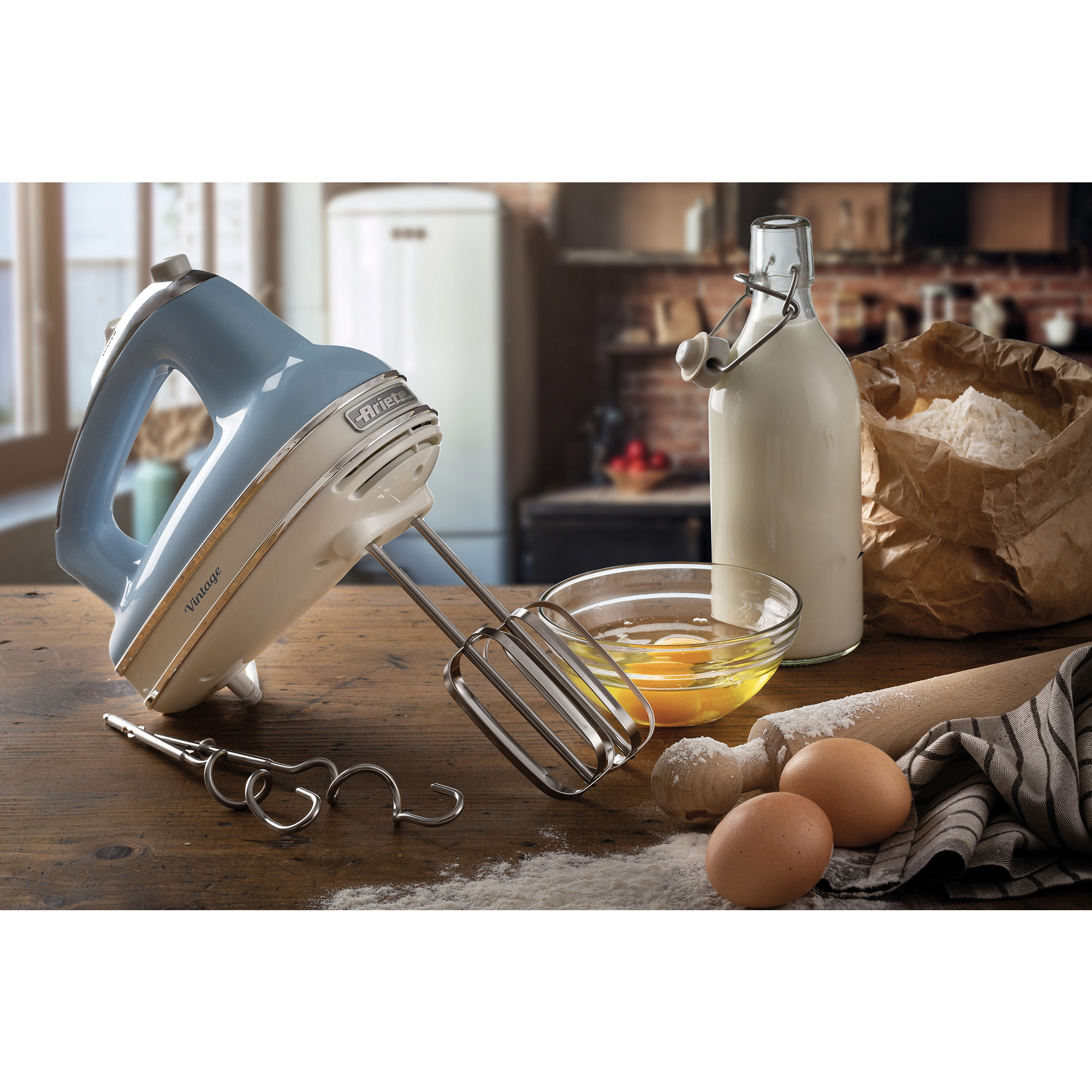 Ariete Handmixer Vintage Sky blue 1548BL hellblau, 450 Watt