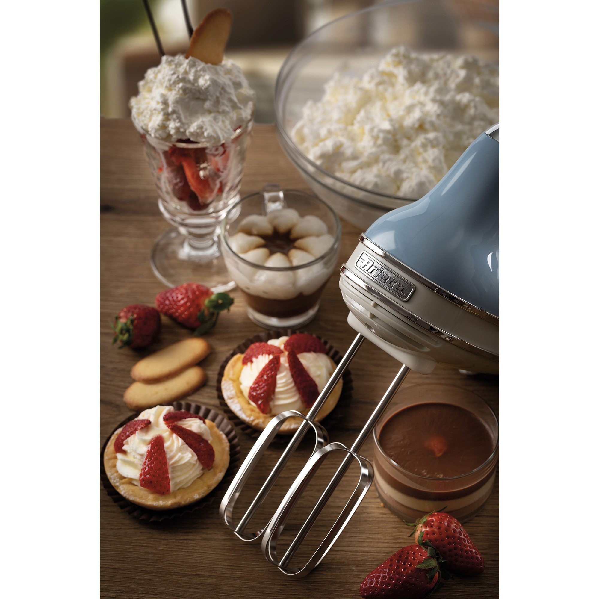 Ariete Handmixer Vintage Sky blue 1548BL hellblau, 450 Watt