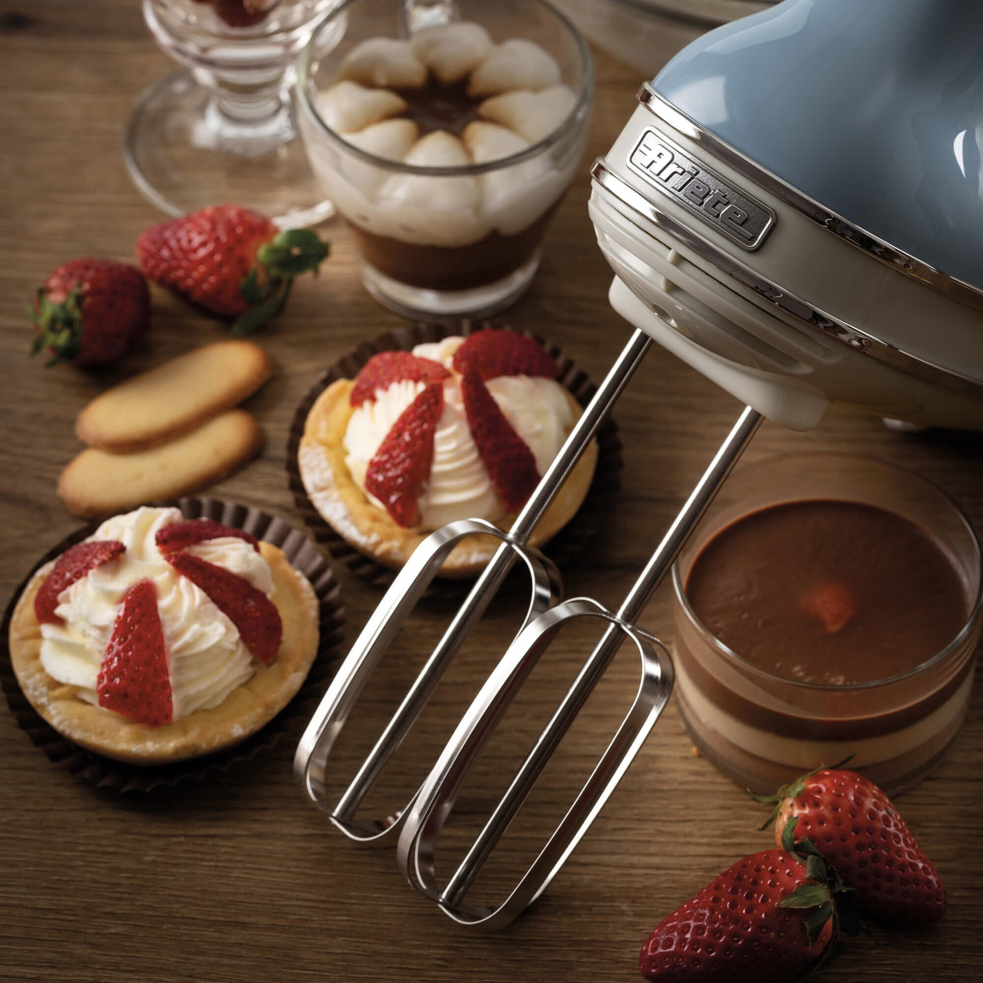 Ariete Handmixer Vintage Sky blue 1548BL hellblau, 450 Watt