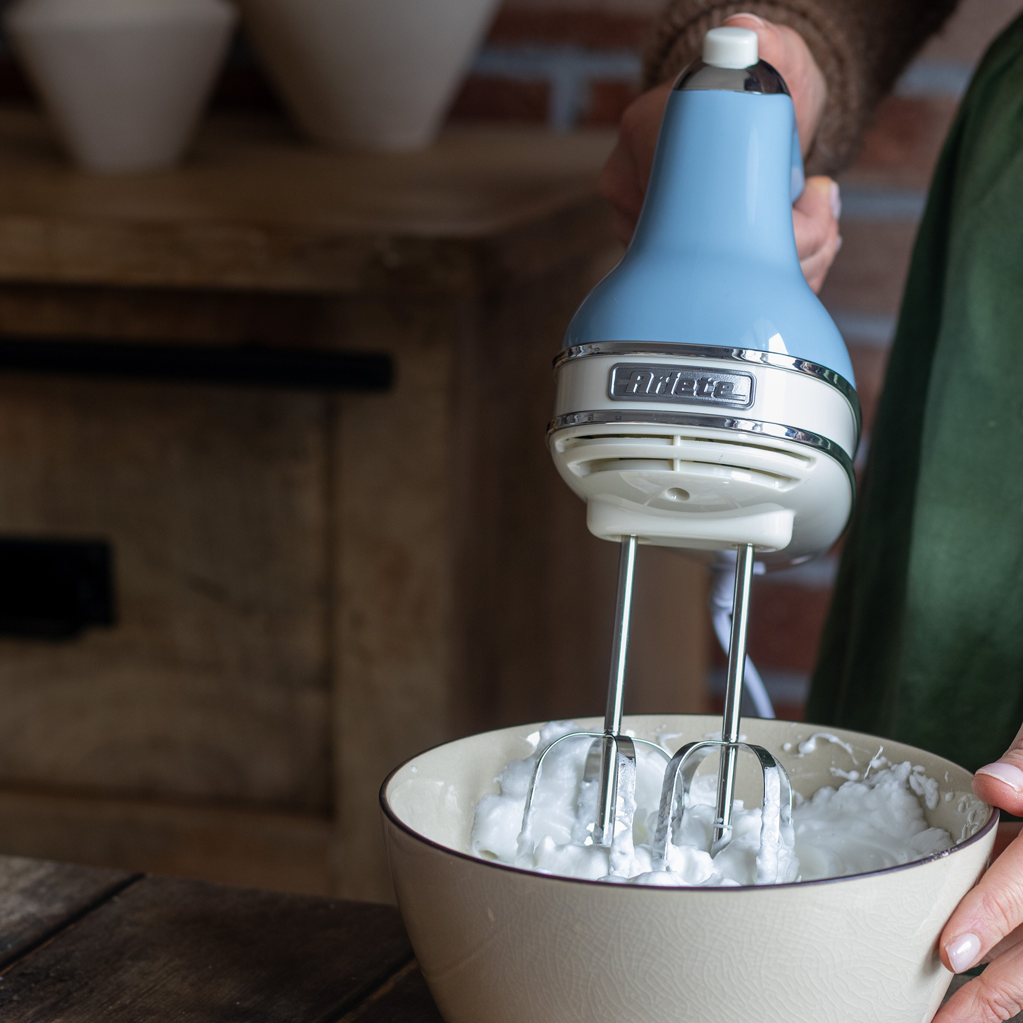 Ariete Handmixer Vintage Sky blue 1548BL hellblau, 450 Watt