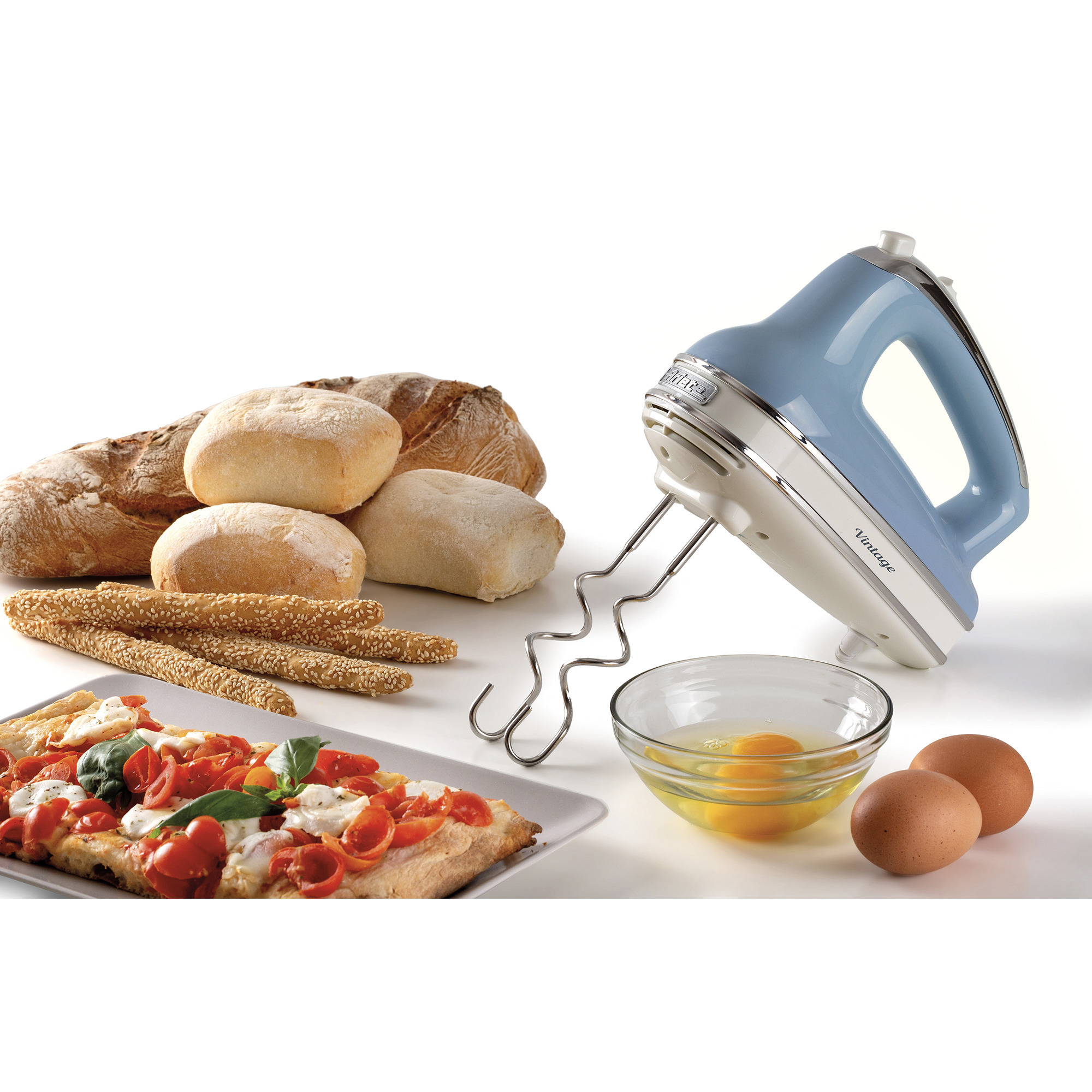 Ariete Handmixer Vintage Sky blue 1548BL hellblau, 450 Watt