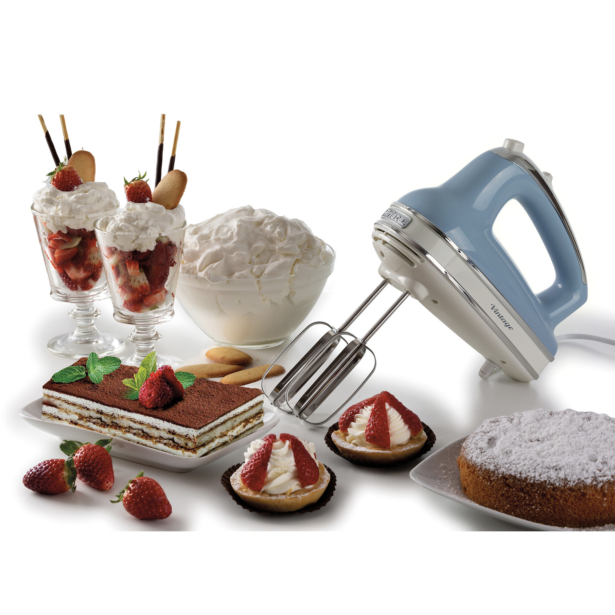 Ariete Handmixer Vintage Sky blue 1548BL hellblau, 450 Watt