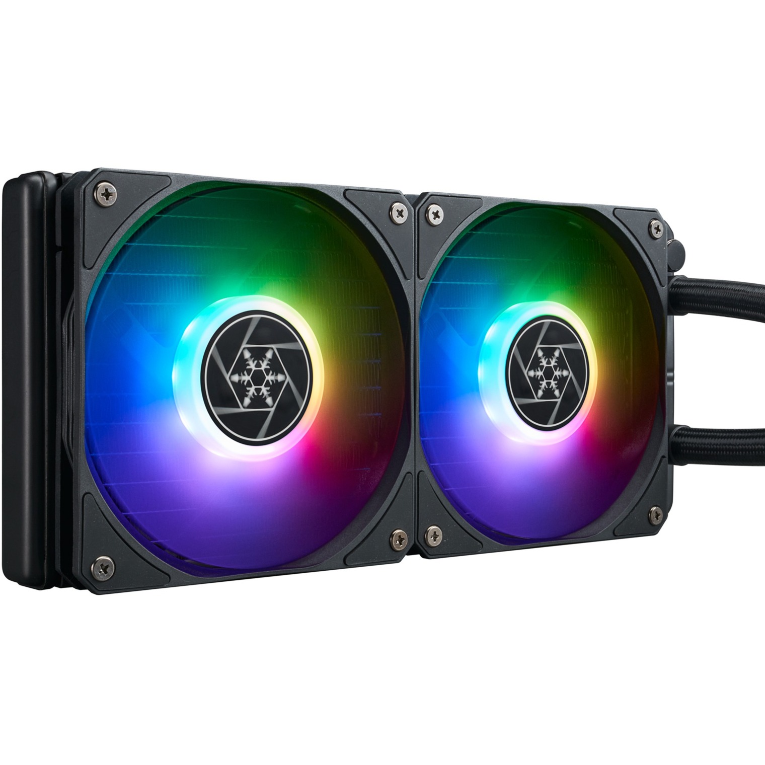 SilverStone VIDA 240 SLIM 240mm, Wasserkühlung schwarz