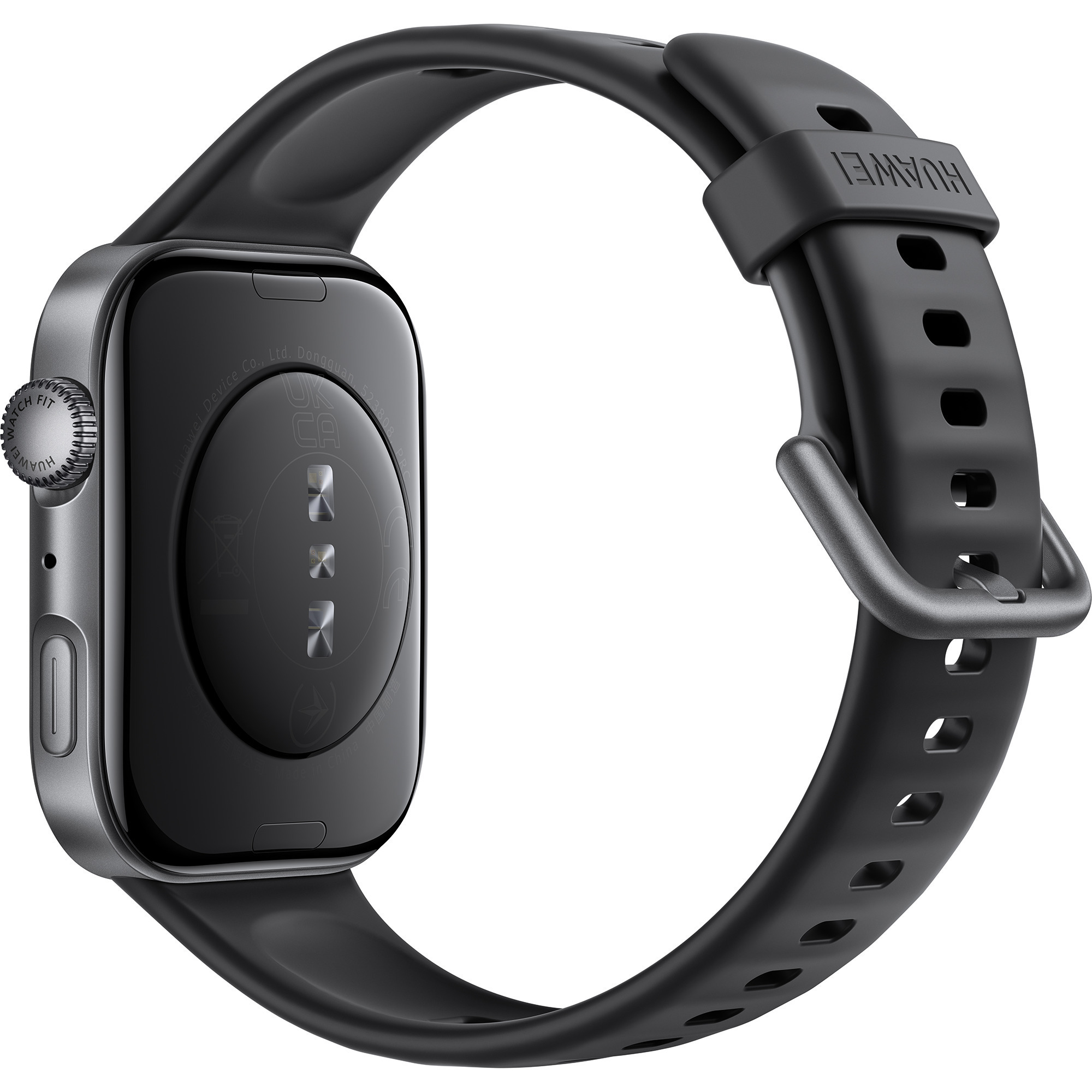 Huawei Watch Fit 4 (Seiya-B19F) , Smartwatch schwarz, schwarzes Fluorelastomer-Armband