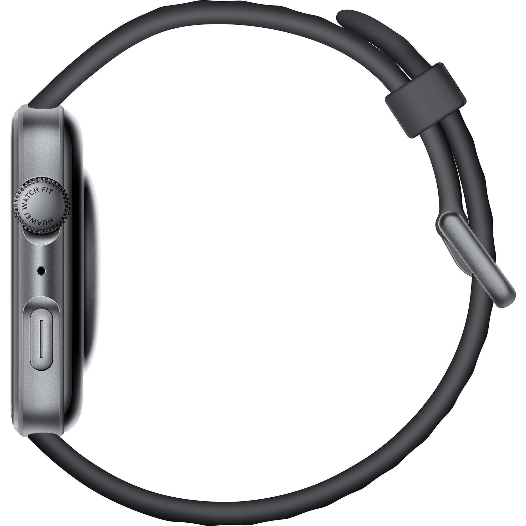 Huawei Watch Fit 4 (Seiya-B19F) , Smartwatch schwarz, schwarzes Fluorelastomer-Armband