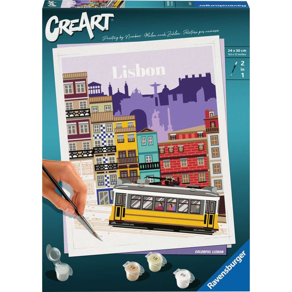 Ravensburger CreArt - Farbenfrohes Lissabon, Malen