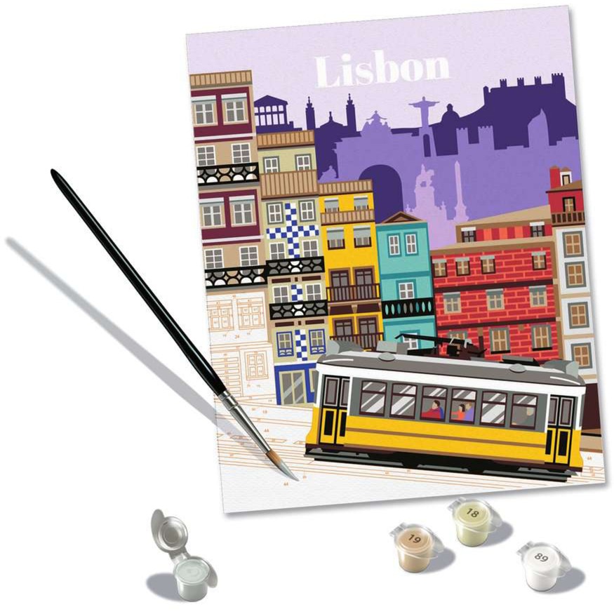Ravensburger CreArt - Farbenfrohes Lissabon, Malen