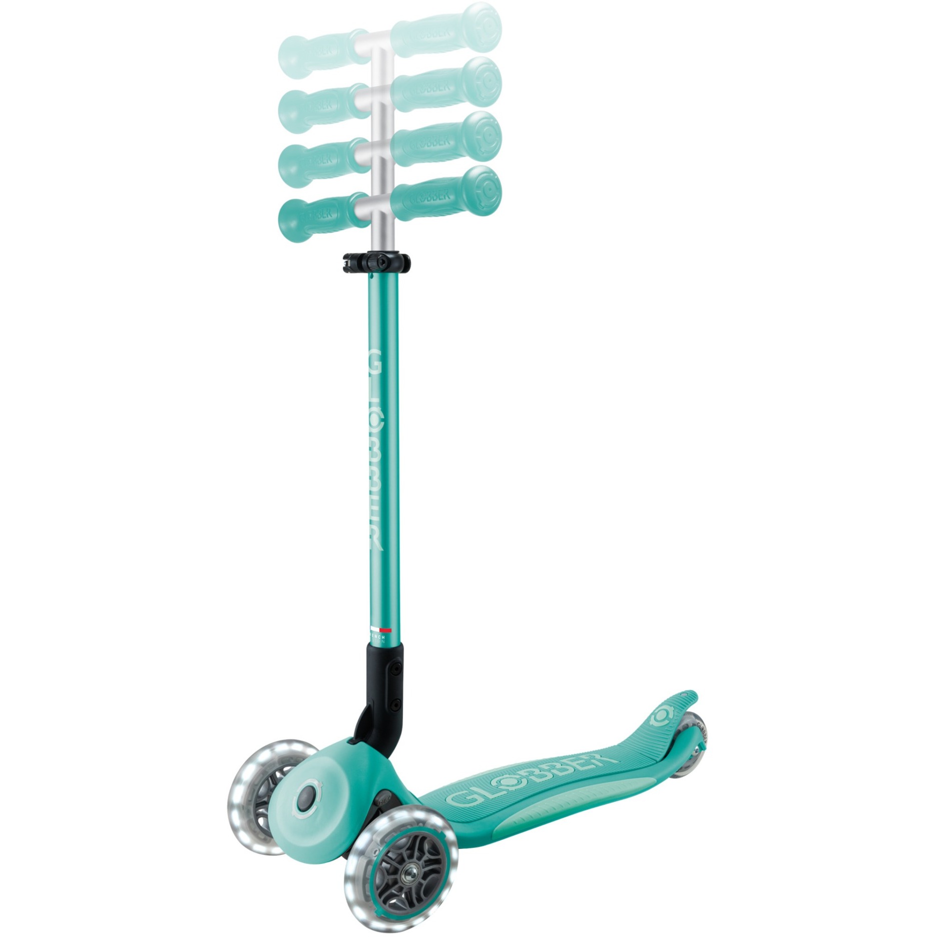 GLOBBER Primo Foldable Plus Lights, Scooter mint