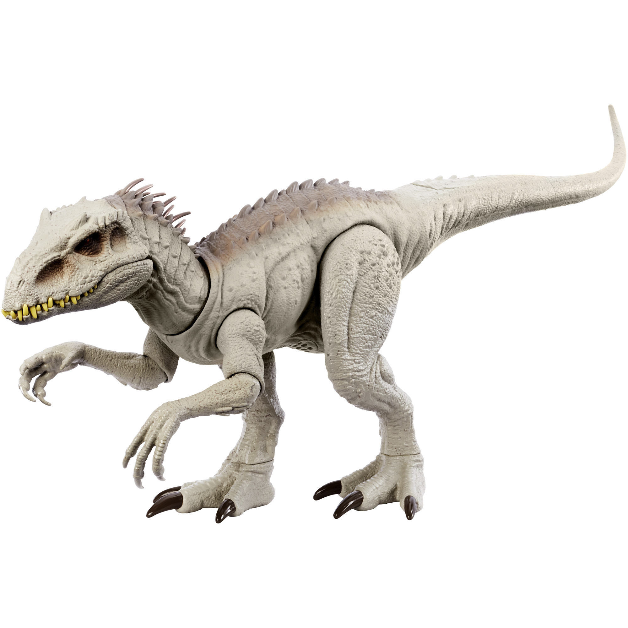 Mattel Jurassic World Tarnen und Kämpfen Indominus Rex, Spielfigur mit Lichtern, Sound und Bewegungsmechanismus