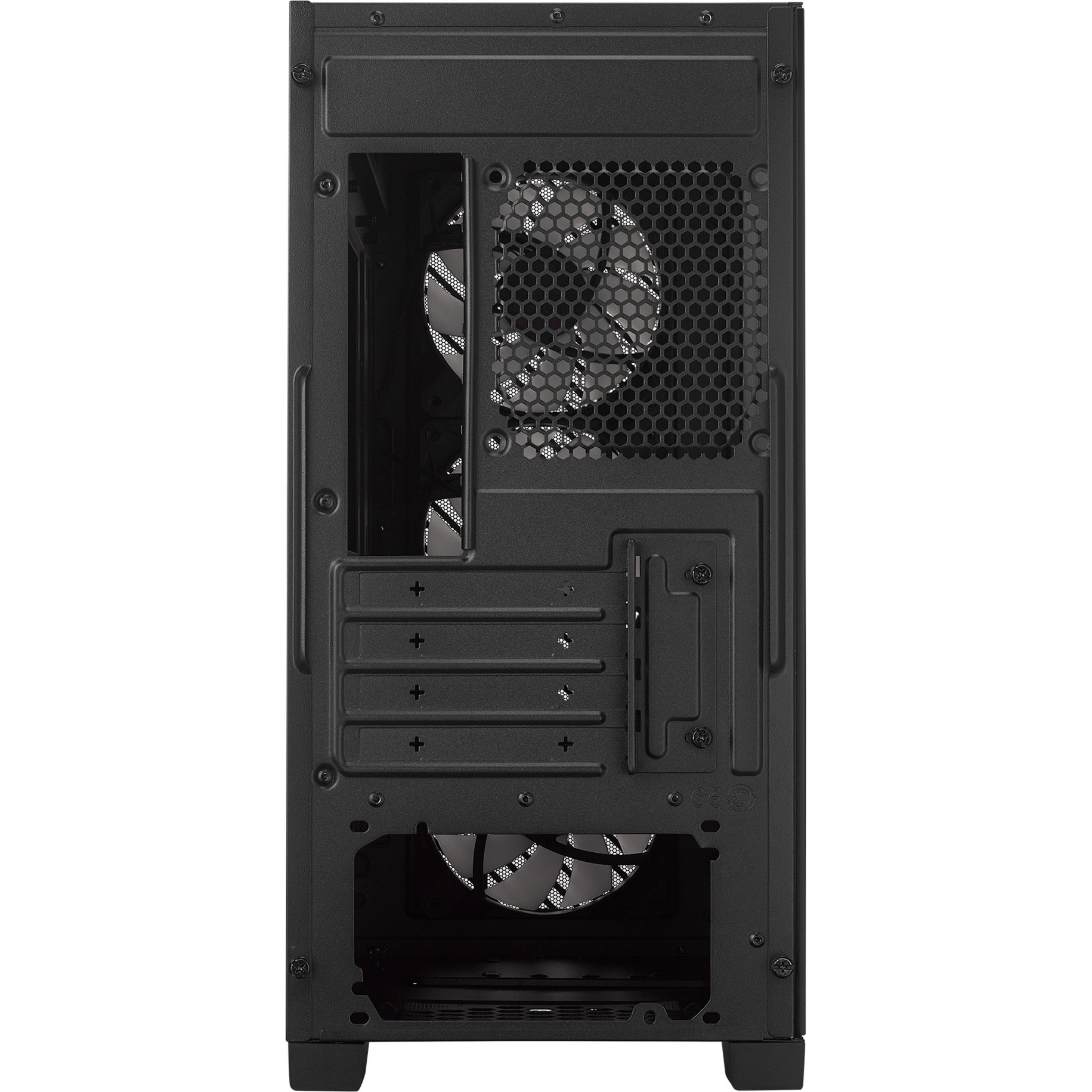 Cooler Master Elite 301, Tower-Gehäuse schwarz, Tempered Glass