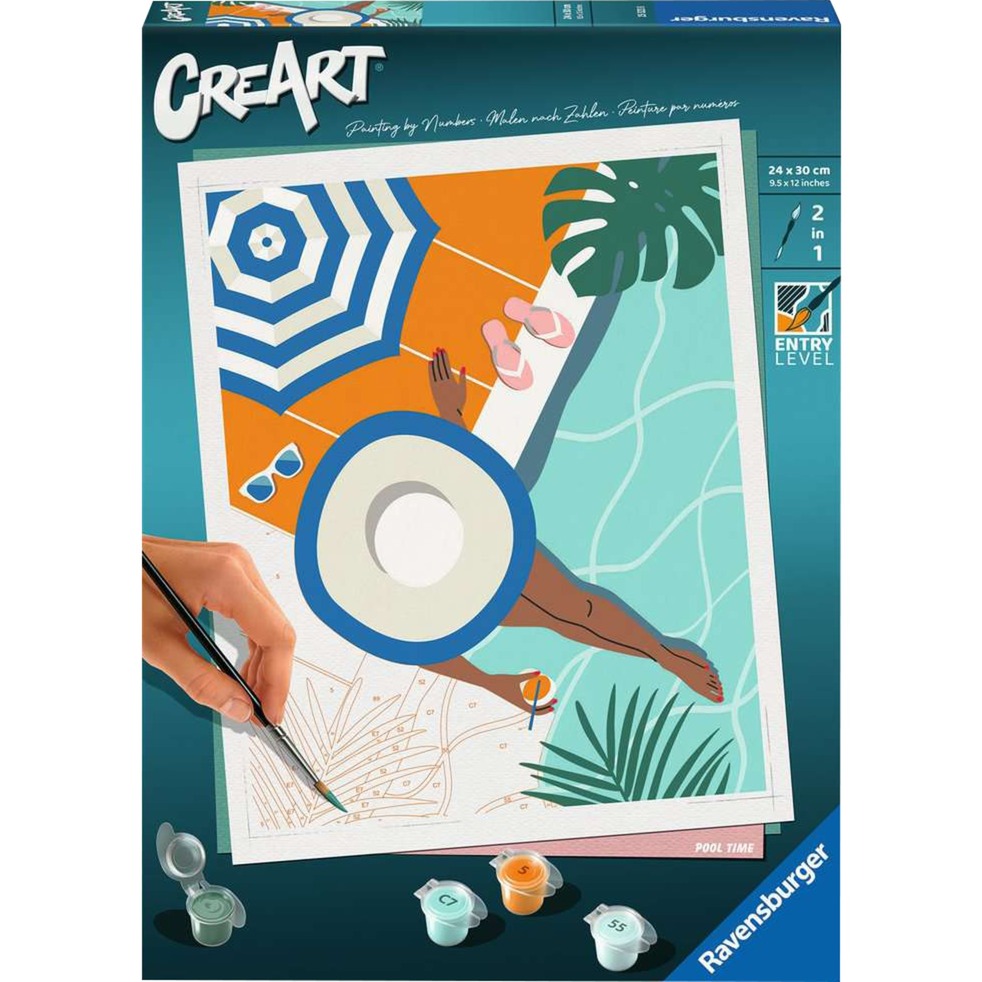 Ravensburger CreArt - Poolzeit, Malen