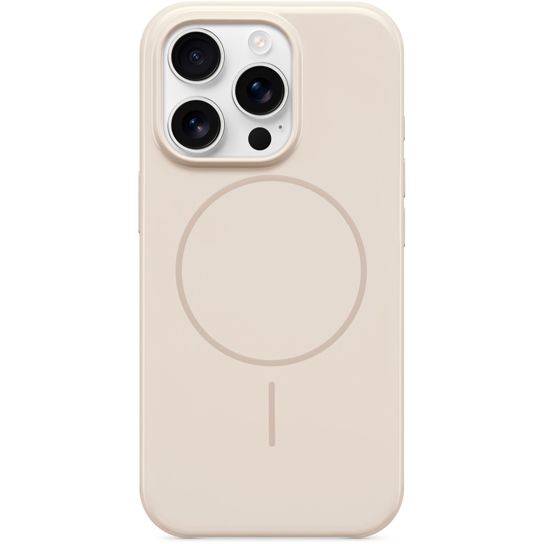Apple Beats Case mit MagSafe, Handyhülle beige, iPhone 16 Pro