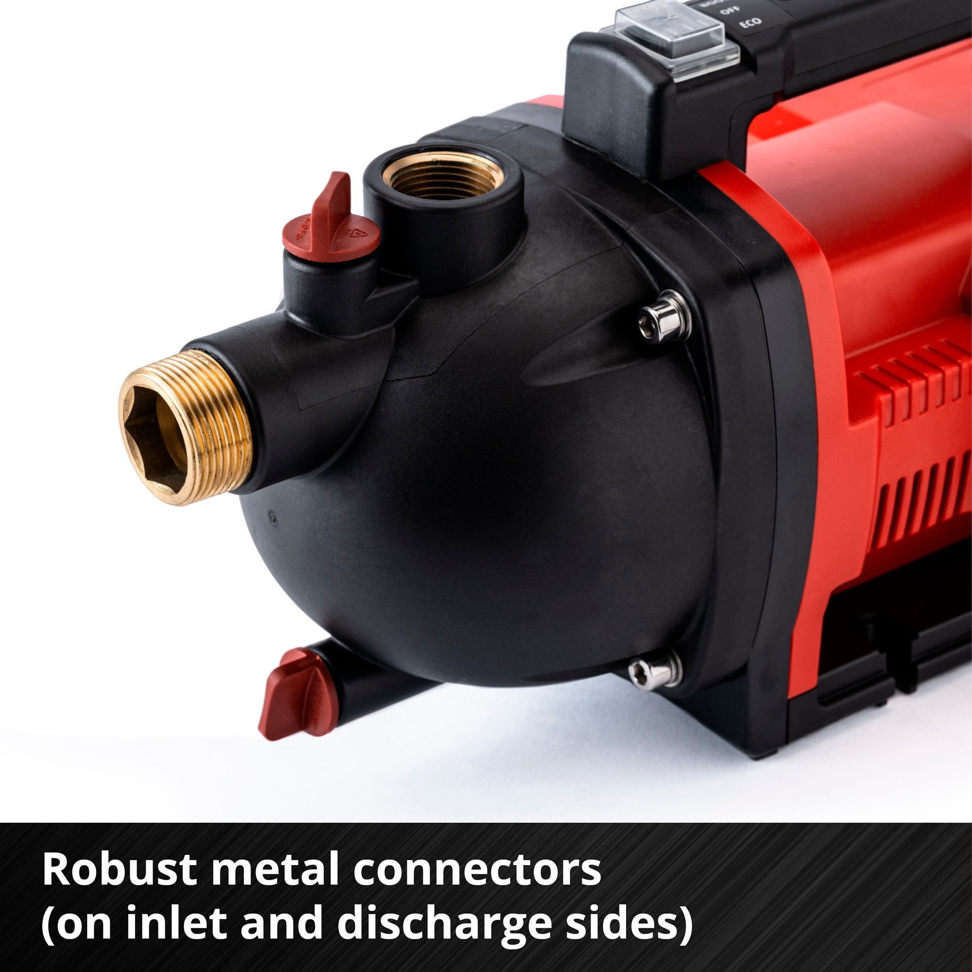 EINHELL Akku-Gartenpumpe AQUINNA 36/30, 36Volt (2x18V) rot/schwarz, ohne Akku und Ladegerät