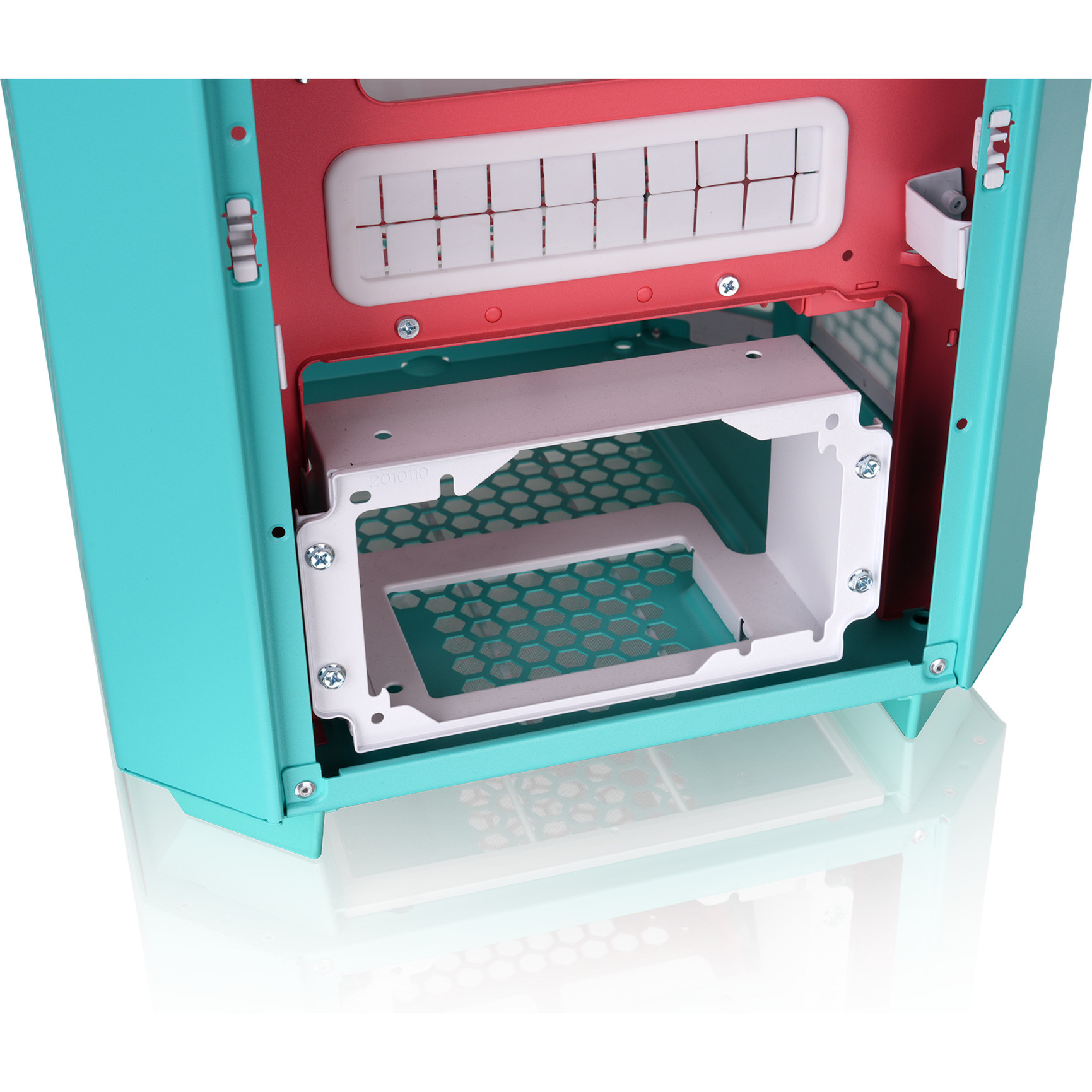 Thermaltake The Tower 250 , Tower-Gehäuse mint/beere, Tempered Glass