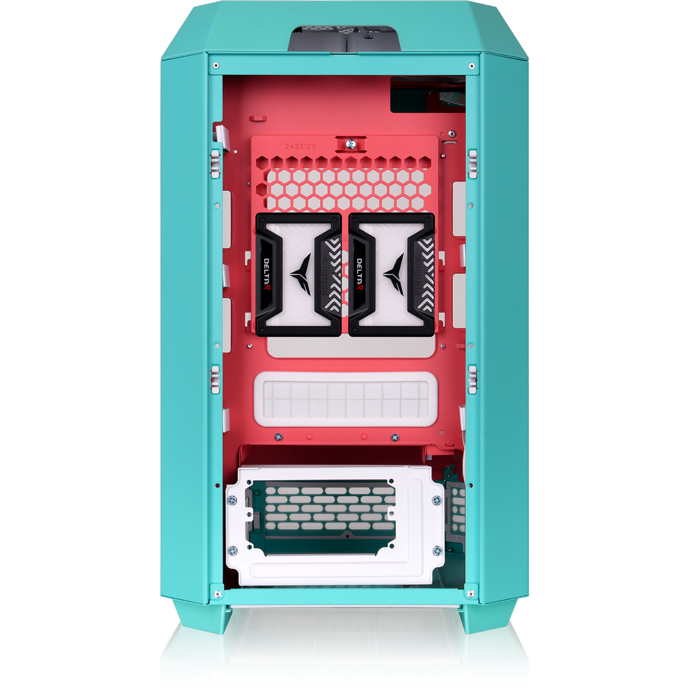 Thermaltake The Tower 250 , Tower-Gehäuse mint/beere, Tempered Glass