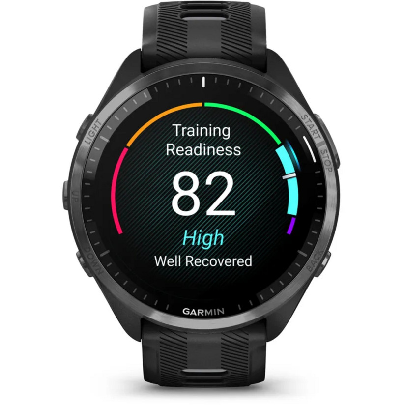 Garmin Forerunner 965, Smartwatch 47 mm, Silikon-Armband