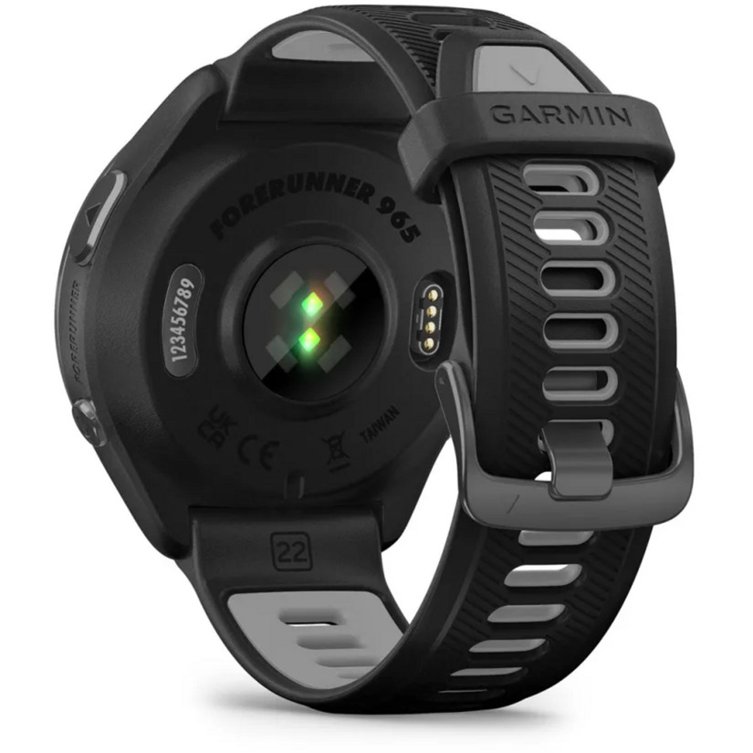 Garmin Forerunner 965, Smartwatch 47 mm, Silikon-Armband