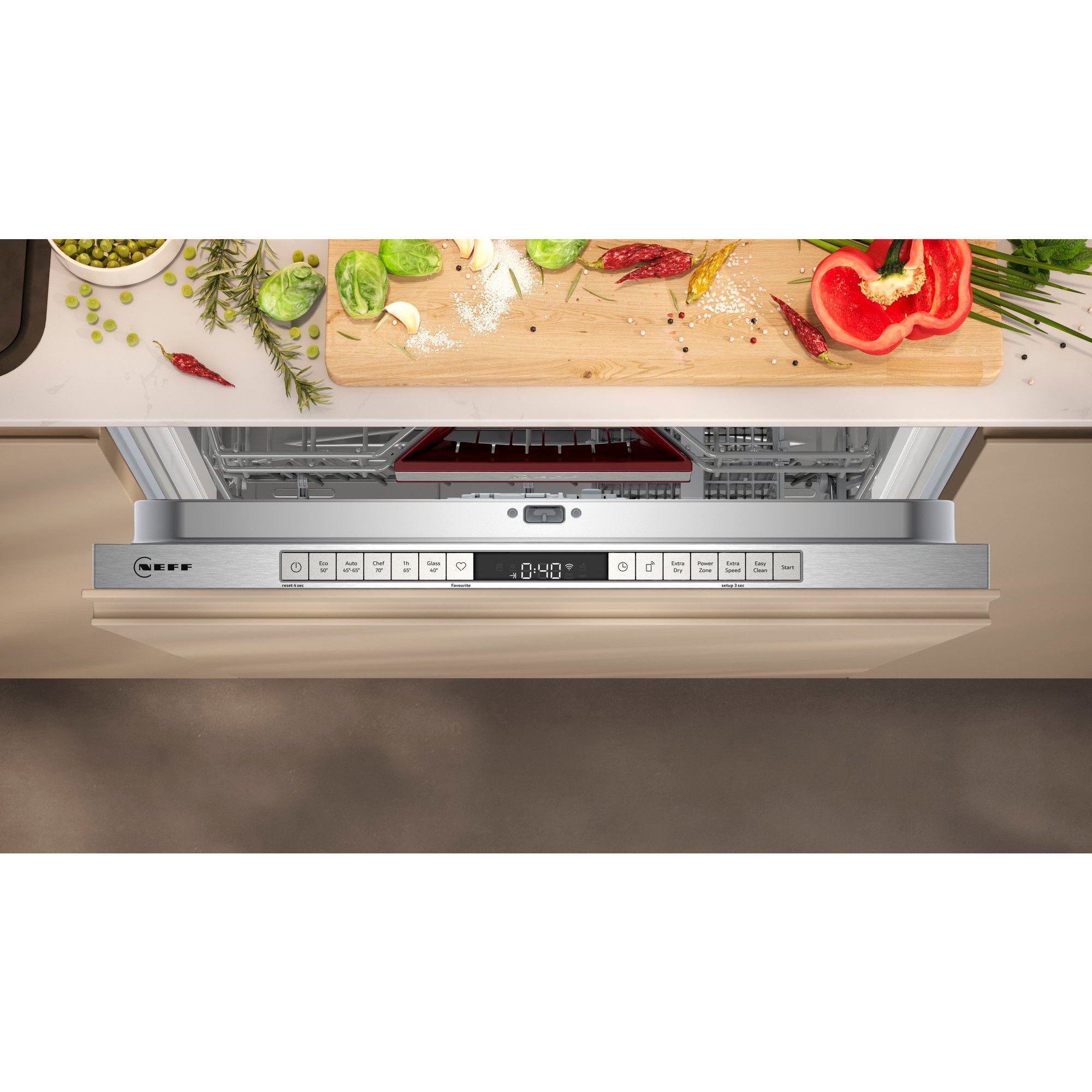 Neff S155EAX01E, Spülmaschine 60 cm, Home Connect