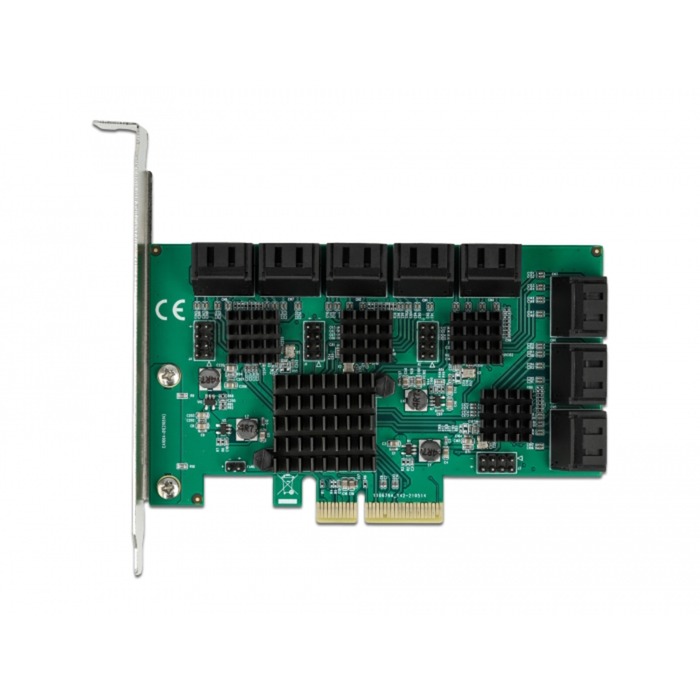 DeLOCK 16 Port SATA PCI Express x4 Karte, Controller