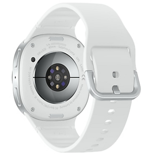 SAMSUNG Galaxy Watch8, Smartwatch silber, 40 mm, Sport Band S/M