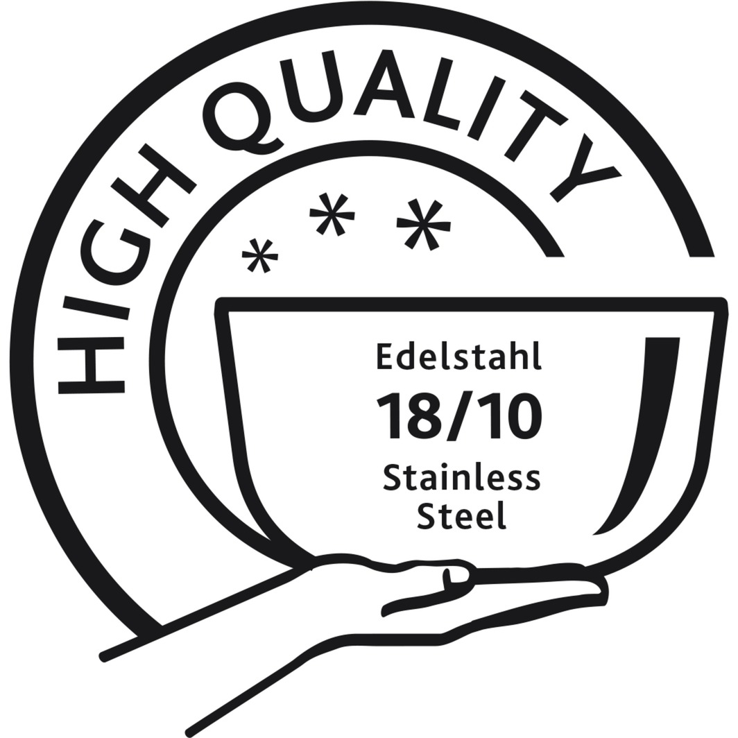 Emsa TURBOLINE Salatschleuder, Schüssel edelstahl/transparent