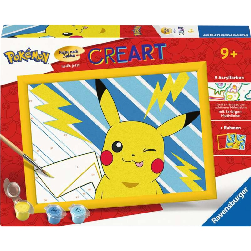 Ravensburger CreArt - Freches Pikachu, Malen