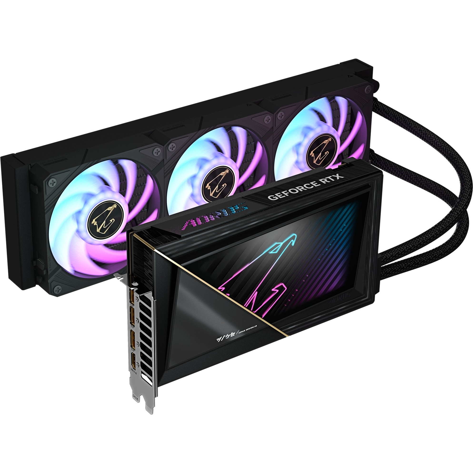 GIGABYTE GeForce RTX 5090 AORUS XTREME WATERFORCE 32G, Grafikkarte DLSS 4, 3x DisplayPort, 1x HDMI 2.1