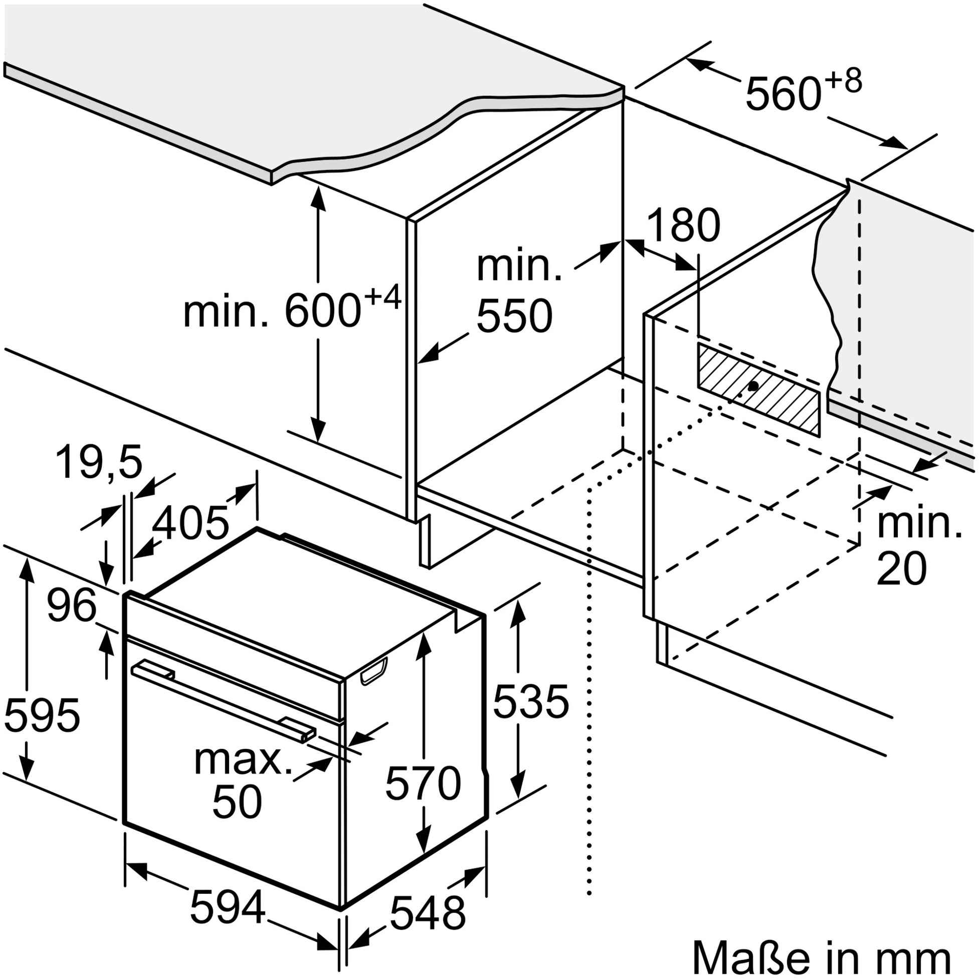 Neff BX46PI, Backofen-Set edelstahl