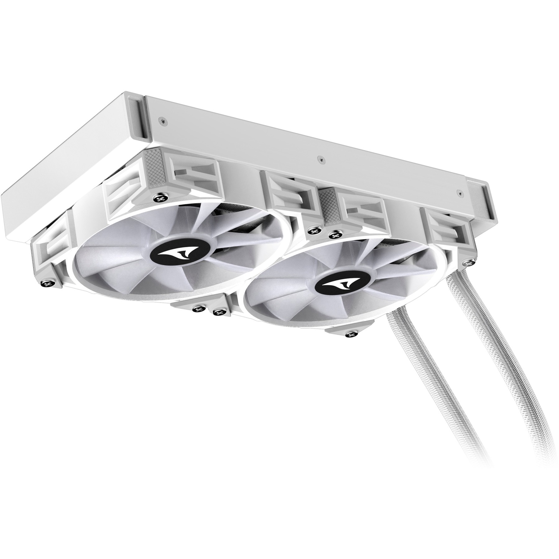 Sharkoon S80 RGB White AIO 240mm, Wasserkühlung weiß