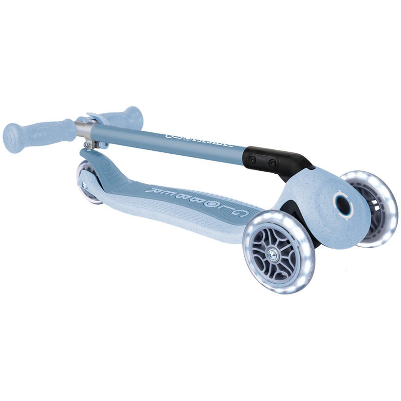 GLOBBER Primo Foldable Plus Lights Eco, Scooter hellblau