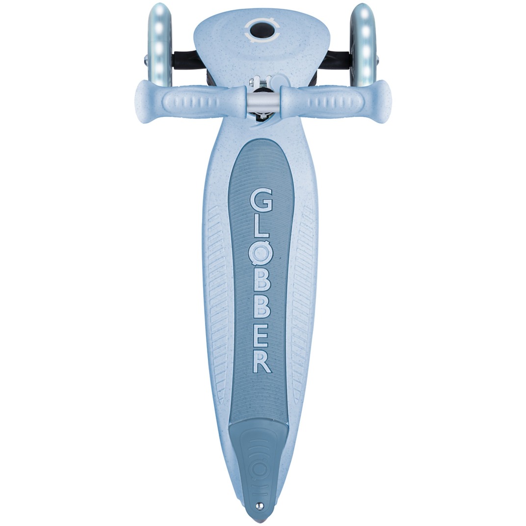 GLOBBER Primo Foldable Plus Lights Eco, Scooter hellblau