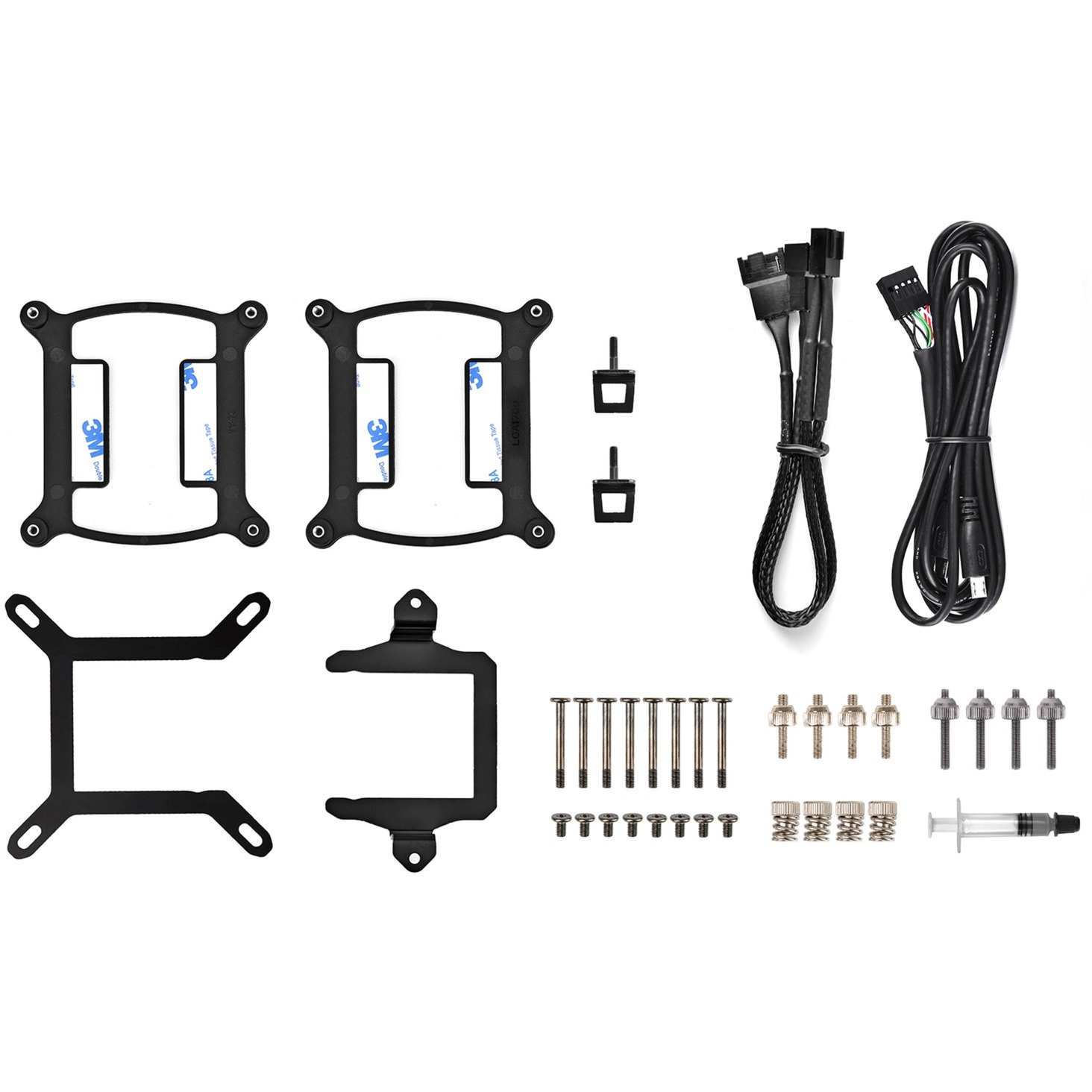 Thermaltake TOUGHLIQUID Ultra 280 RGB All-In-One Liquid Cooler 280mm, Wasserkühlung schwarz