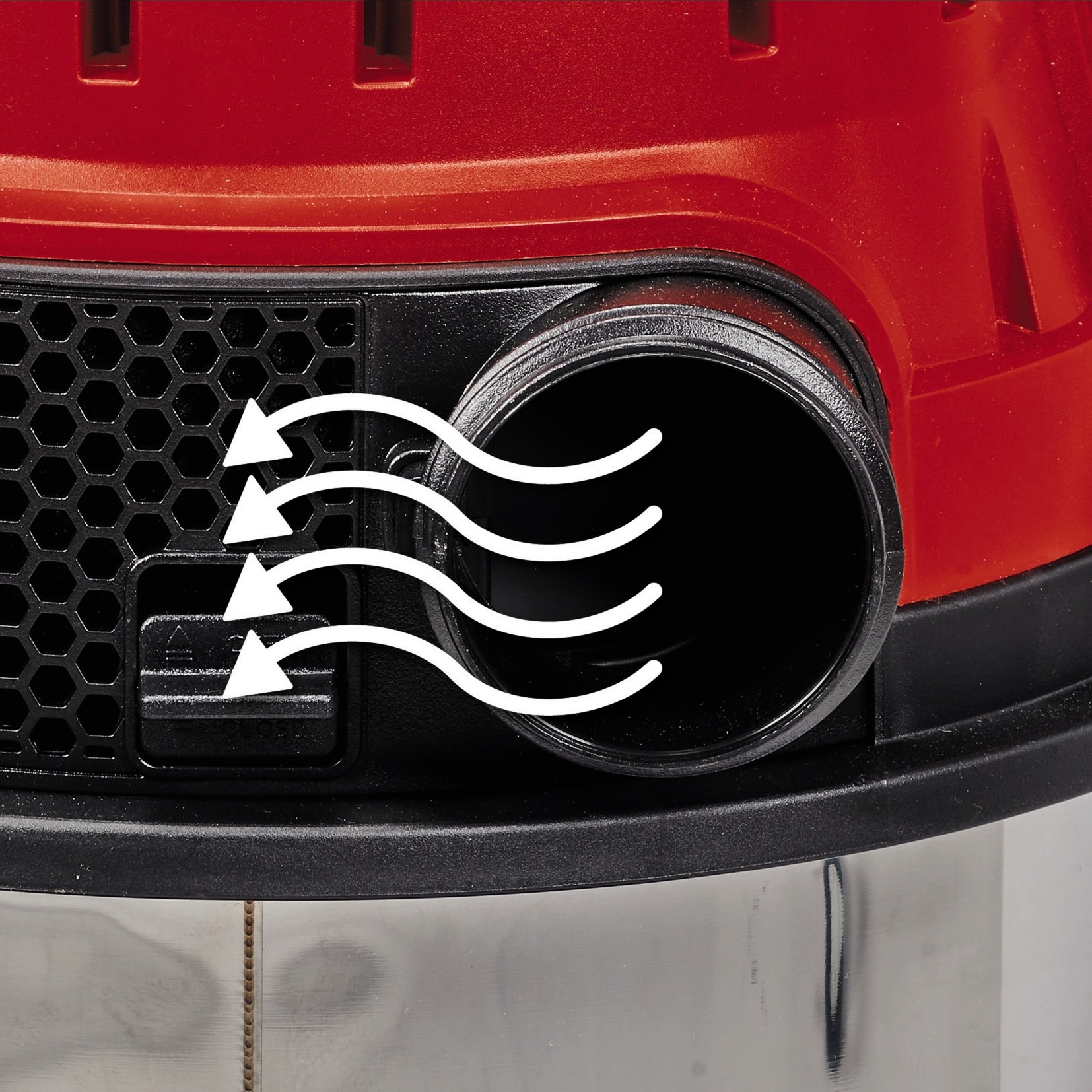 EINHELL TE-VC 2230 SACL, Nass-/Trockensauger rot/edelstahl