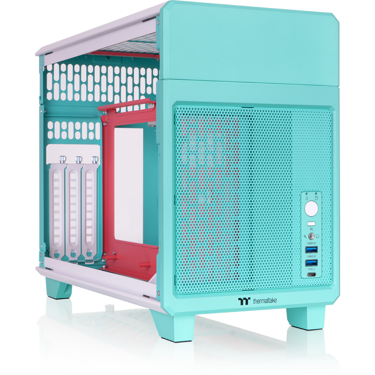 Thermaltake TR100 , Tower-Gehäuse mint/beere