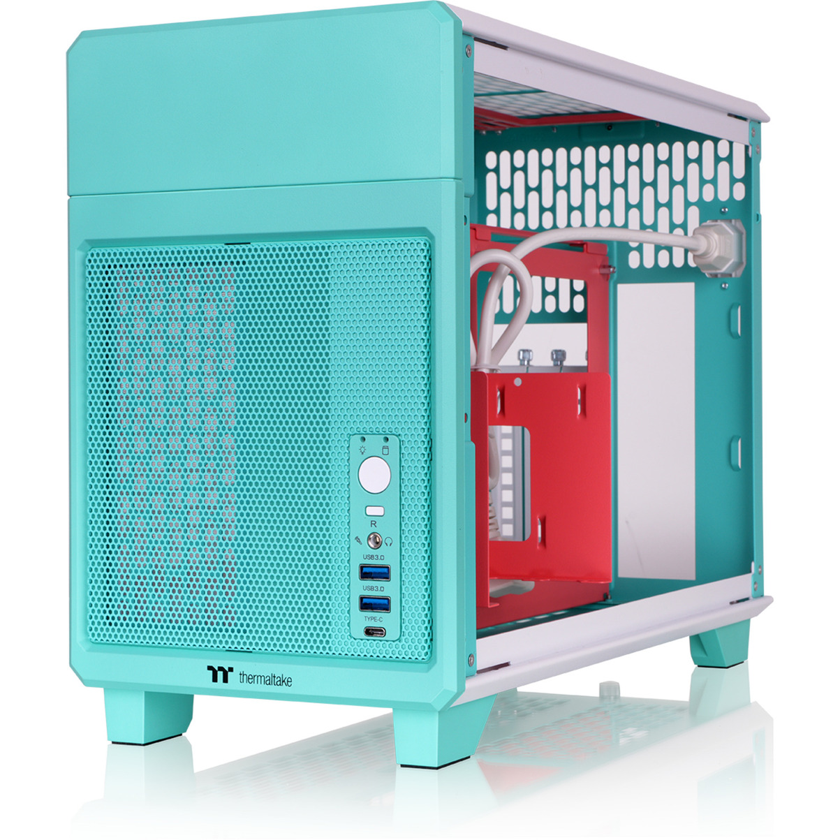 Thermaltake TR100 , Tower-Gehäuse mint/beere