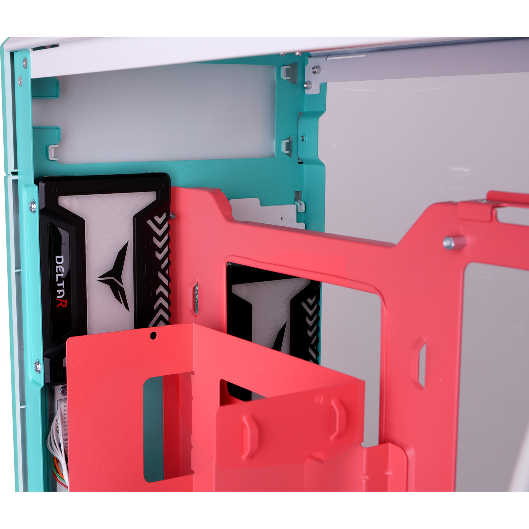 Thermaltake TR100 , Tower-Gehäuse mint/beere