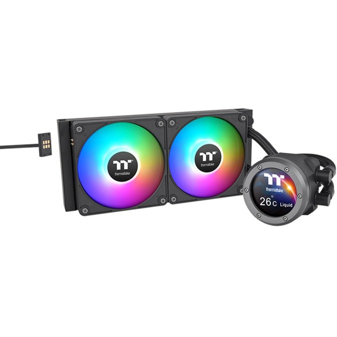 Thermaltake TH280 V2 Ultra EX ARGB CPU All-In-One Liquid Cooler , Wasserkühlung schwarz