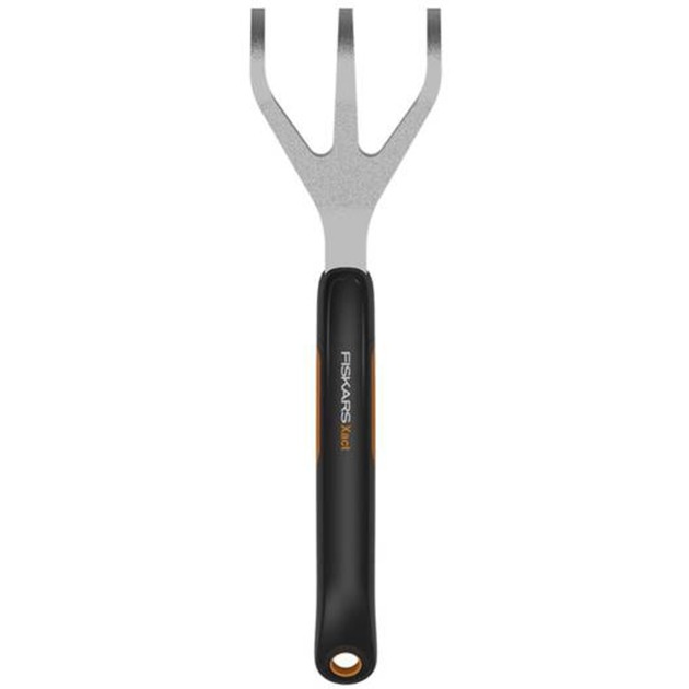 Fiskars Xact Blumenrechen, Handrechen schwarz/edelstahl