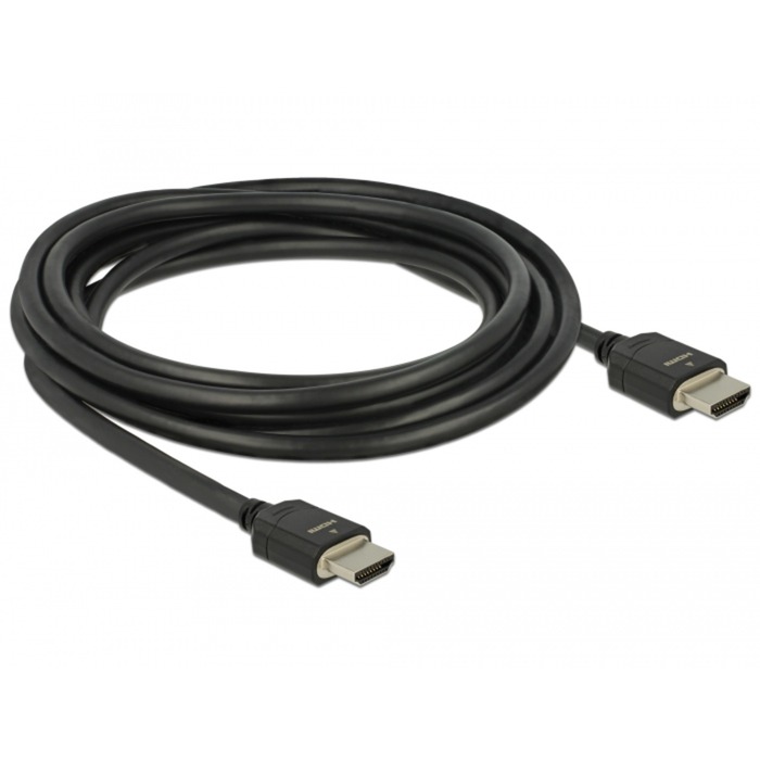 DeLOCK Ultra High Speed HDMI-Kabel 48 Gbps 8K 60Hz schwarz, 3 Meter