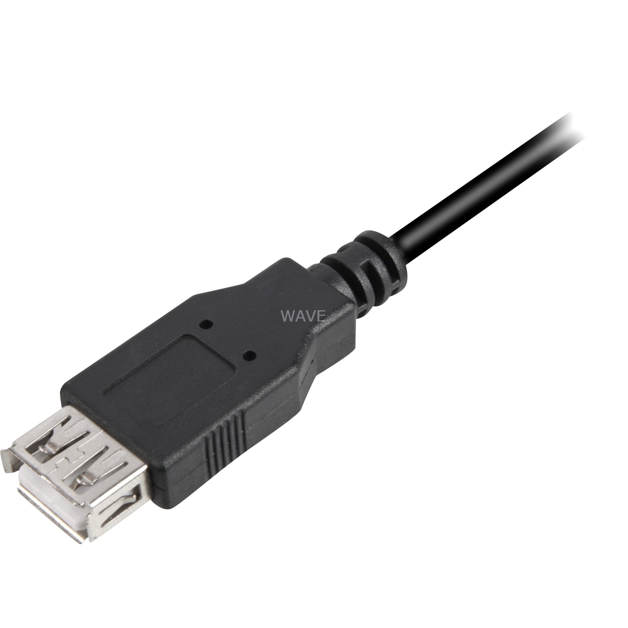 Sharkoon USB 2.0 Verlängerungskabel, USB-A Stecker > USB-A Buchse schwarz, 2,0 Meter, doppelt geschirmt