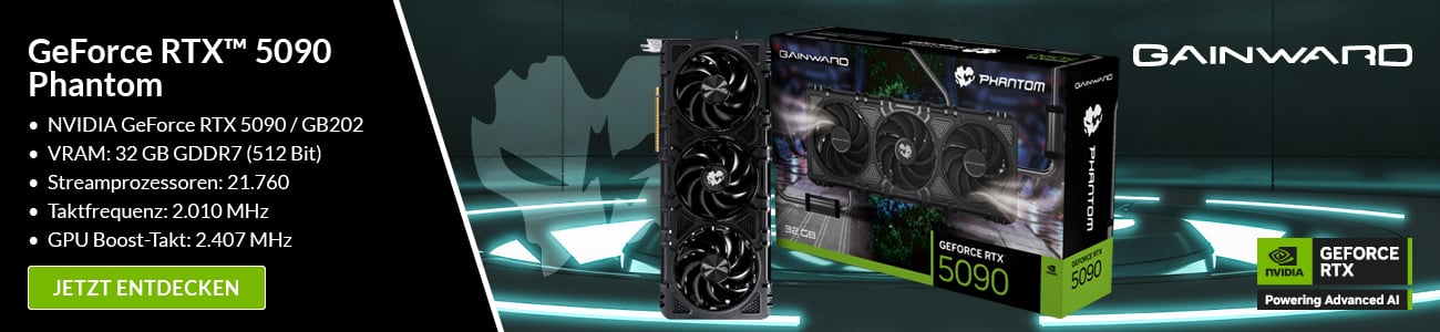 Gainward GeForce RTX 5090 Phantom, Grafikkarte